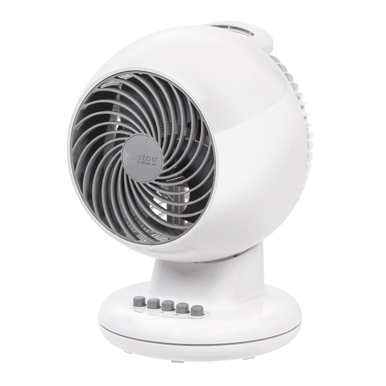 IRIS USA WOOZOO Fan, Oscillating Desk Fan, Table Air Circulator, Fan for Bedroom, 3 Speeds, 12° Adjustable Tilt, 35 db Low Noise